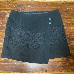 Black Cabi wrap skirt size small